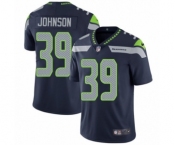 Men's Nike Seattle Seahawks #39 Dontae Johnson Navy Blue Team Color Vapor Untouchable Limited Player NFL Jersey