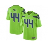 Men's Nike Seattle Seahawks #44 Delano Hill Limited Green Rush NFL Jersey