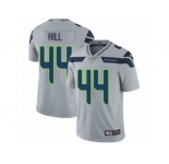 Men's Nike Seattle Seahawks #44 Delano Hill Vapor Untouchable Limited Grey Alternate NFL Jersey