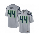 Men's Nike Seattle Seahawks #44 Tani Tupou Limited Grey Alternate NFL Jersey