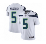 Men's Nike Seattle Seahawks #5 Alex McGough White Vapor Untouchable Limited Player NFL Jersey
