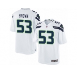Men's Nike Seattle Seahawks #53 Arthur Brown Limited White NFL Jersey