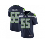 Men's Nike Seattle Seahawks #55 Frank Clark Vapor Untouchable Limited Steel Blue Team Color NFL Jersey