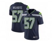 Men's Nike Seattle Seahawks #57 Michael Wilhoite Vapor Untouchable Limited Steel Blue Team Color NFL Jersey