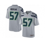 Men's Nike Seattle Seahawks #57 Mike Morgan Limited Grey Alternate NFL Jersey