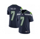 Men's Nike Seattle Seahawks #7 Blair Walsh Steel Blue Team Color Vapor Untouchable Limited Player NFL Jersey