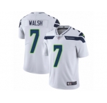 Men's Nike Seattle Seahawks #7 Blair Walsh White Vapor Untouchable Limited Player NFL Jersey