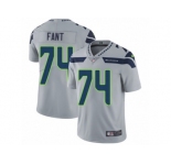 Men's Nike Seattle Seahawks #74 George Fant Vapor Untouchable Limited Grey Alternate NFL Jersey