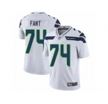 Men's Nike Seattle Seahawks #74 George Fant Vapor Untouchable Limited White NFL Jersey