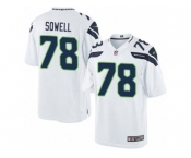 Men's Nike Seattle Seahawks #78 Bradley Sowell Limited White NFL Jersey
