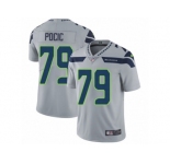 Men's Nike Seattle Seahawks #79 Ethan Pocic Vapor Untouchable Limited Grey Alternate NFL Jersey