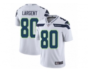 Men's Nike Seattle Seahawks #80 Steve Largent Vapor Untouchable Limited White NFL Jersey