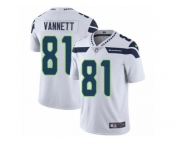 Men's Nike Seattle Seahawks #81 Nick Vannett Vapor Untouchable Limited White NFL Jersey