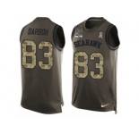 Men's Nike Seattle Seahawks #83 Amara Darboh Limited Green Salute to Service Tank Top NFL Jersey