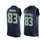 Men's Nike Seattle Seahawks #83 Amara Darboh Limited Steel Blue Player Name & Number Tank Top NFL Jersey