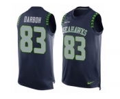 Men's Nike Seattle Seahawks #83 Amara Darboh Limited Steel Blue Player Name & Number Tank Top NFL Jersey
