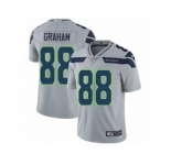 Men's Nike Seattle Seahawks #88 Jimmy Graham Vapor Untouchable Limited Grey Alternate NFL Jersey