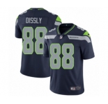 Men's Nike Seattle Seahawks #88 Will Dissly Navy Blue Team Color Vapor Untouchable Limited Player NFL Jersey