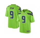 Men's Nike Seattle Seahawks #9 Jon Ryan Limited Green Rush NFL Jersey