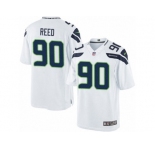 Men's Nike Seattle Seahawks #90 Jarran Reed Limited White NFL Jersey