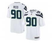 Men's Nike Seattle Seahawks #90 Jarran Reed Limited White NFL Jersey