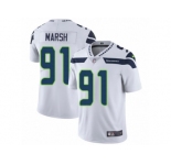 Men's Nike Seattle Seahawks #91 Cassius Marsh Vapor Untouchable Limited White NFL Jersey