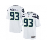 Men's Nike Seattle Seahawks #93 Malik McDowell Limited White NFL Jersey