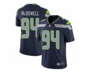 Men's Nike Seattle Seahawks #94 Malik McDowell Vapor Untouchable Limited Steel Blue Team Color NFL Jersey