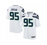 Men's Nike Seattle Seahawks #95 Dion Jordan Limited White NFL Jersey