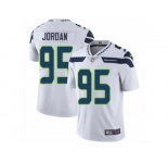 Men's Nike Seattle Seahawks #95 Dion Jordan Vapor Untouchable Limited White NFL Jersey