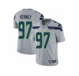 Men's Nike Seattle Seahawks #97 Patrick Kerney Vapor Untouchable Limited Grey Alternate NFL Jersey