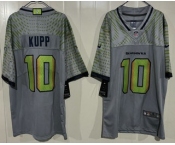 Men's Seattle Seahawks #10 Cooper Kupp Limited Gray Rivalries Vapor Jersey