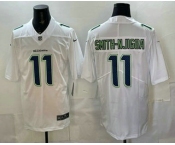 Men's Seattle Seahawks #11 Jaxon Smith-Njigba Limited White Fashion Vapor Jersey