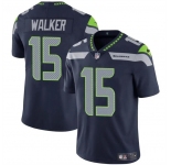Men's Seattle Seahawks #15 P.J. Walker Navy Vapor Limited Football Stitched Jersey