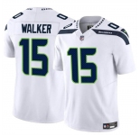 Men's Seattle Seahawks #15 P.J. Walker White 2024 F.U.S.E Vapor Limited Football Stitched Jersey