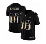 Men's Seattle Seahawks #16 Tyler Lockett Limited Black Statue of Liberty Football Jersey