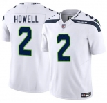 Men's Seattle Seahawks #2 Sam Howell White 2025 F.U.S.E. Vapor Limited Football Stitched Jersey