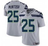 Men's Seattle Seahawks #25 Kenny McIntosh Gray Vapor Limited Football Stitched Jersey