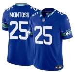 Men's Seattle Seahawks #25 Kenny McIntosh Royal 2024 F.U.S.E Throwback Vapor Limited Football Stitched Jersey