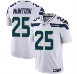 Men's Seattle Seahawks #25 Kenny McIntosh White Vapor Limited Football Stitched Jersey