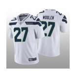 Men's Seattle Seahawks #27 Tariq Woolen White Vapor Untouchable Stitched Football Jersey