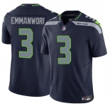 Men's Seattle Seahawks #3 Nick Emmanwori Navy 2025 F.U.S.E. Vapor Untouchable Limited Football Stitched Jersey