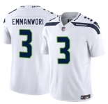 Men's Seattle Seahawks #3 Nick Emmanwori White 2025 F.U.S.E. Vapor Untouchable Limited Football Stitched Jersey