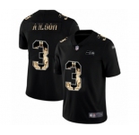 Men's Seattle Seahawks #3 Russell Wilson Limited Black Statue of Liberty Football Jersey