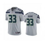 Men's Seattle Seahawks #33 Jamal Adams Limited Grey Rush Vapor Untouchable Football Jersey