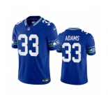 Men's Seattle Seahawks #33 Jamal Adams Royal 2023 F.U.S.E. Vapor Limited Throwback Stitched Jersey
