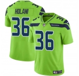 Men's Seattle Seahawks #36 George Holani Green Vapor Limited Football Stitched Jersey