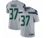 Men's Seattle Seahawks #37 Quandre Diggs Grey Alternate Vapor Untouchable Limited Player Football Jersey