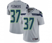 Men's Seattle Seahawks #37 Tre Flowers Grey Alternate Vapor Untouchable Limited Player Football Jersey