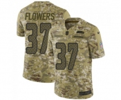 Men's Seattle Seahawks #37 Tre Flowers Limited Camo 2018 Salute to Service Football Jersey